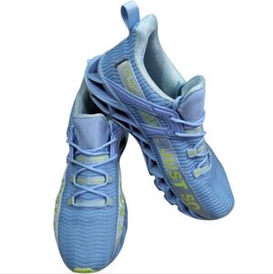 Just So So Sneakers, Running Gym Shoes, Light Blue Size 41